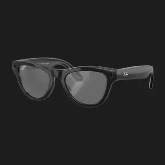 Смарт-окуляри Ray-Ban Meta Skyler (Gen 2) (Shiny Black/Clear) (RW4014 601/SB 52-20) (M) (Уцінка)