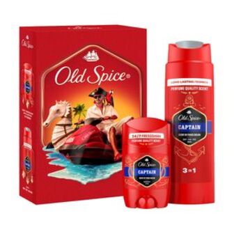 Подарунковий набір чоловічий OLD SPICE Captain (гель для душу, 250 мл + дезодорант-стік, 50 мл)