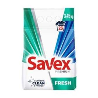 Пральний порошок Savex Premium Fresh, 23 цикли прання, 3.45 кг
