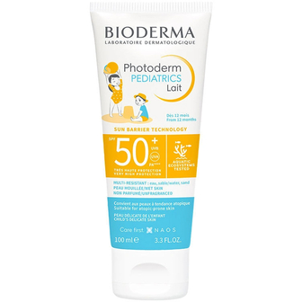 Bioderma Photoderm Pediatrics Lait SPF50+ 100 мл – сонцезахисне молочко для дітей термін придатності 30.06.2026
