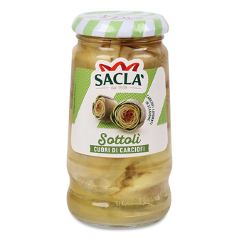 Артишоки Sacla цілі у рослинній олії, 285г