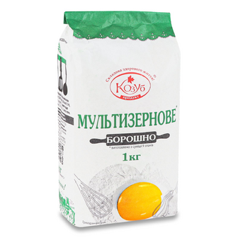 Борошно Козуб продукт мультизернове, 1кг