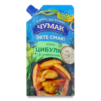Соус «Чумак» цибуля зі сметаною, 200г