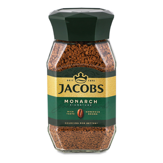 Кава розчинна Jacobs Monarch натуральна сублімована с/б, 190г