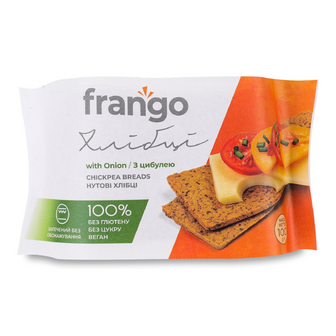 Хлібці Лавка традицій Frango нутові з цибулею, 100г