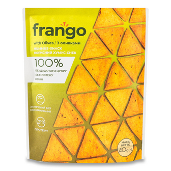 Хумус-снек Лавка Традицій Frango з оливками, 40г