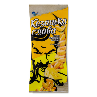 Арахіс «Козацька слава» смажений солоний зі смаком сиру, 60г