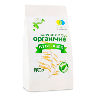 Борошно вівсяне «Козуб продукт» органічне, 500г