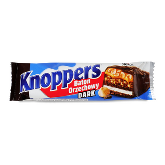Батончик Knoppers Dark з горіхом, 40г