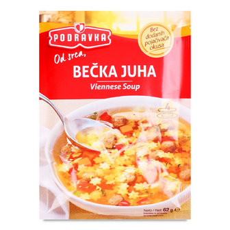 Суп Podravka по-віденськи м'ясний, 62г