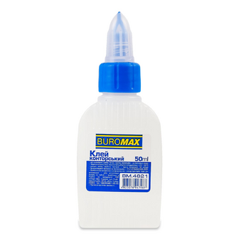 Клей канцелярський Buromax BM.4821, 50мл