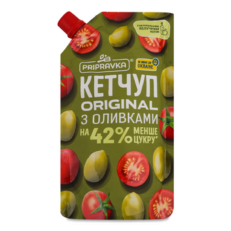 Кетчуп Pripravka Original з оливками, 250г