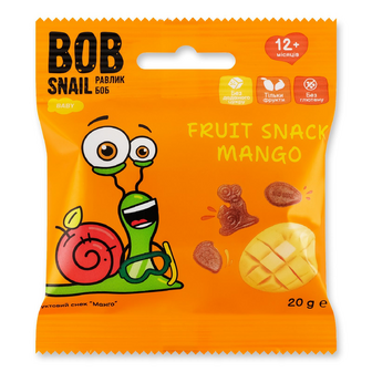 Снек Bob Snail Baby манго, 20г
