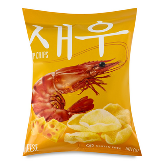 Чипси Shrips креветочні зі смаком сиру, 50г