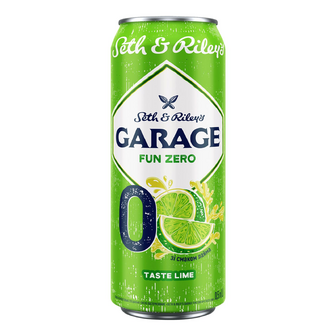 Пиво Seth & Riley's Garage Fun Zero №0 Lime безалкогольне з/б, 0.5л