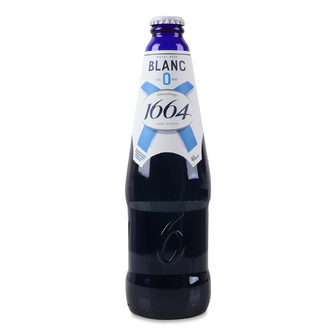 Пиво Kronenbourg 1664 Blanc світле безалкогольне, 0.46л