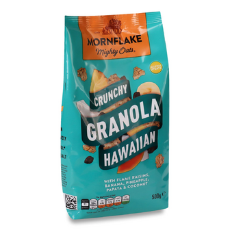 Сніданок сухий Mornflake гранола гавайська вівсяна, 500г