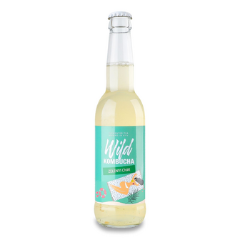 Напій Wild Kombucha Зелений чай, скло, 0.33л