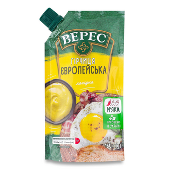Гірчиця «Верес» «Європейська», 130г
