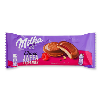 Печиво Milka Choco Jaffa Raspberry Jelly бісквітне, 147г