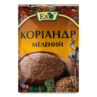 Коріандр Eko мелений, 20г