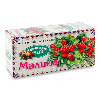 Чай «Карпатський чай» малина ф/п, 20*2г