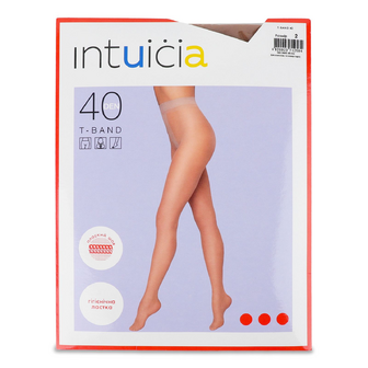 Колготки жіночі Intuicia Т-Band 40 den тілесні р.2, шт