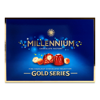 Цукерки Millennium Gold в молочному шоколаді, 205г