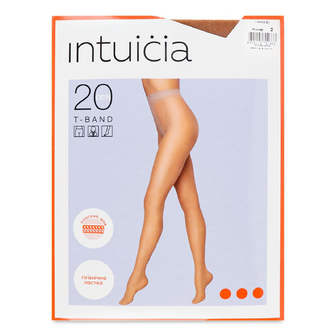 Колготки жіночі Intuicia Т-Band 20 den тілесні р.2, шт