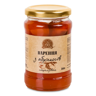 Варення «Дари Ланів» з абрикос, 360г
