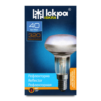 Лампа «Іскра» ДЗК R50 230В 40Вт E14, шт