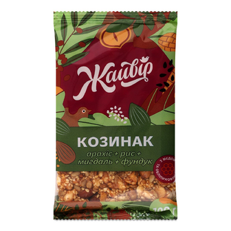 Козинак «Жайвір» асорті з мигдалем, 100г