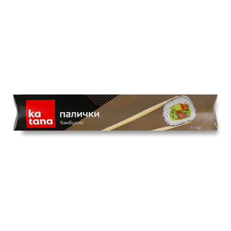 Палички для суші Katana бамбукові, 5 пар