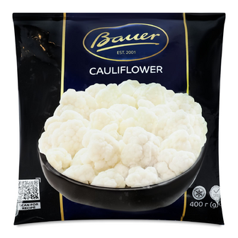 Капуста цвітна Bauer заморожена, 400г