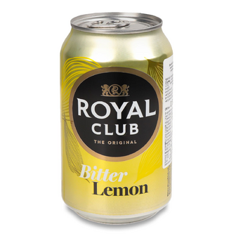 Напій Royal Club «Гіркий лимон» безалкогольний газований, 0.33л