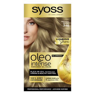 Фарба для волосся Syoss Oleo Intense 7-10 «Натуральний світло-русявий», шт