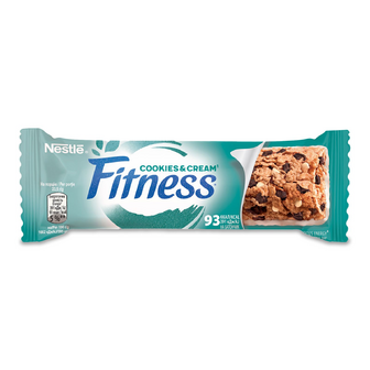 Батончик Nestle Fitness білий шоколад та печиво, 23.5г