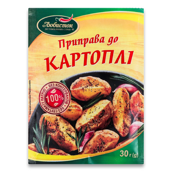 Приправа Любисток до картоплі, 30г