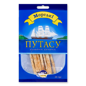 Путасу Морські сушена солона, 36г
