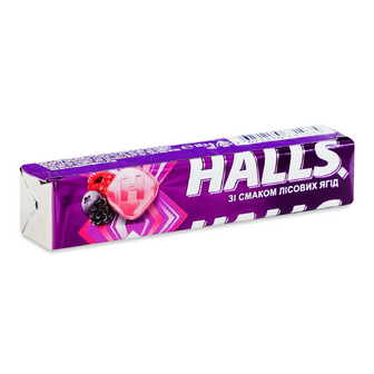 Льодяники Halls лісові ягоди, 25.2г