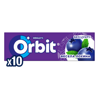 Гумка жувальна Orbit Весела лохина, 14г