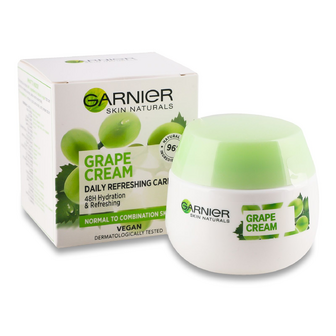 Крем для обличчя Garnier Skin Naturals з екстрактом винограду зволожуючий, 50мл