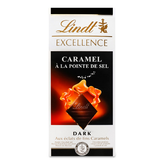 Шоколад темний Lindt Excellence карамель з сіллю, 100г