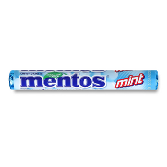 Драже жувальне Mentos м'ята, 37г