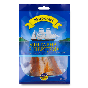 Путасу Морські Янтарна з перцем філе сушене солоне, 36г