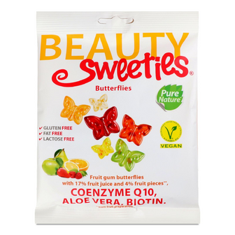 Цукерки Beauty Sweeties «Метелики» асорті желейні, 125г