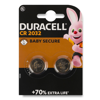 Батарейки Duracell CR2032 3V, 2шт