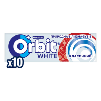 Гумка жувальна Orbit White драже, 14г