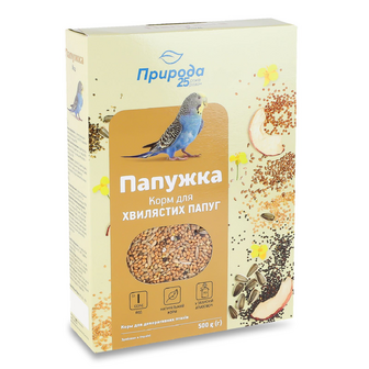 Корм для папуг «Природа» йод, 500г