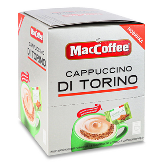 Напій кавовий MacCoffee Cappuccino di Torino солодка кориця, 10*25г